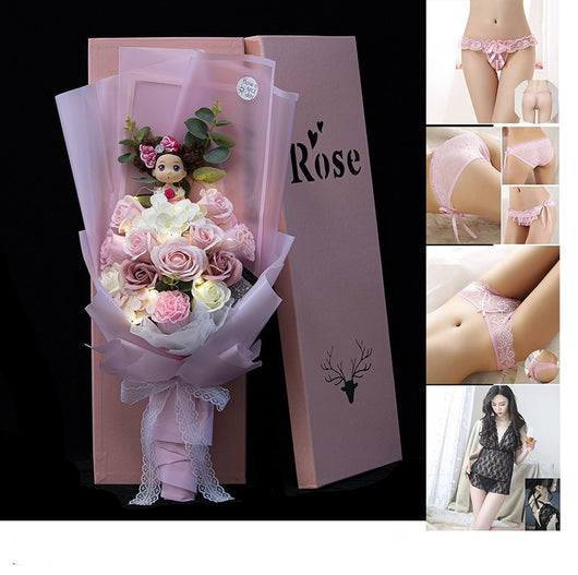 Ramo de Rosas en Lencería - Regalo Romántico Perfecto - Image 3