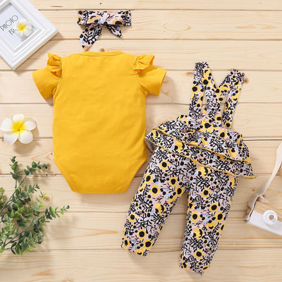 Conjunto de Ropa para Bebé Niña con Pullover Manga Corta y Moño - Image 8