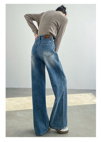Pantalón Recto Retro Premium de Talle Alto con Corte Suelto - Image 13