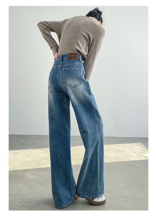 Pantalón Recto Retro Premium de Talle Alto con Corte Suelto - Image 13