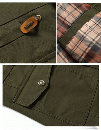 Chaqueta de Algodón Estilo Militar - Image 4