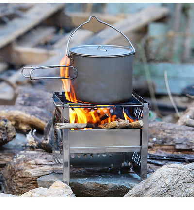 Asador Portátil Dual 2 en 1 de Acero Inoxidable con Parrilla Desmontable - Image 17