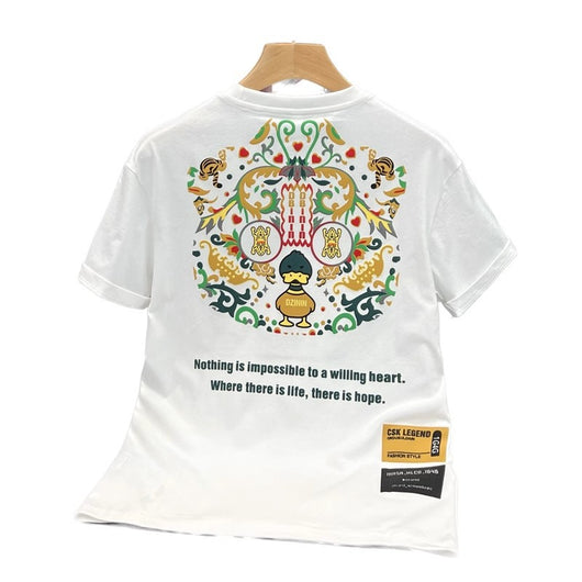 Camiseta Manga Corta con Letras para Hombre - Estilo Urban - Image 7