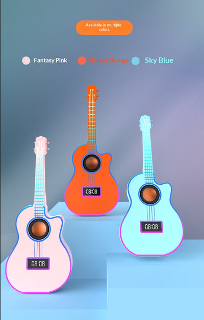 Parlante Bluetooth con Reloj Despertador y Luces Ambientales - Image 15