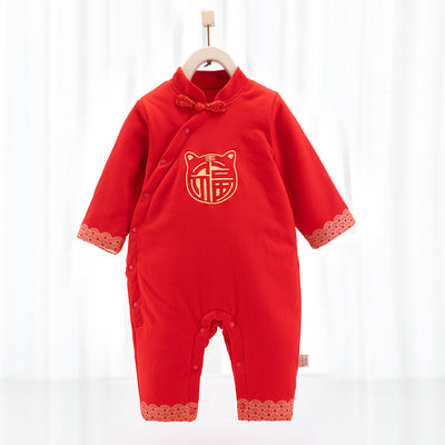 Pijama Enterizo Cálido de Algodón para Bebé Recién Nacido - Image 14