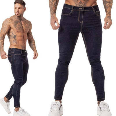 Pantalones Jeans Patchwork Fit Clásico para Hombre - Image 20
