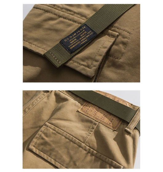 Pantalones Cortos Cargo Tácticos de Camuflaje con Múltiples Bolsillos - Image 18