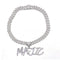 Collar Personalizado Hip-Hop con Letras Estilo Europeo Americano