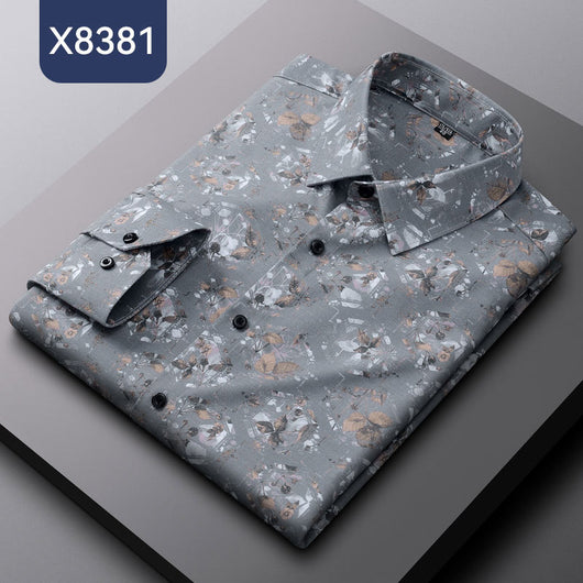 Camisa Estampada de Fibra de Bambú para Hombre - Image 5