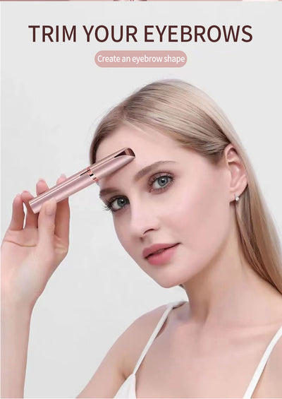 Depiladora Eléctrica 2 en 1 para Cejas y Vello Facial - Recargable USB, Impermeable y Portátil - Image 15
