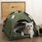 Cama Fresca para Mascotas con Carpa y Cojín Removible