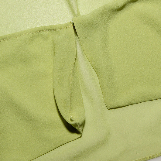 Blusa Cropped de Encaje y Gasa con Cuello Cuadrado y Manga Larga - Image 25