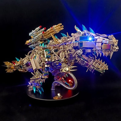 Tiranosaurio Rex Mecánico de Metal - Modelo de Ensamblaje Avanzado - Image 2