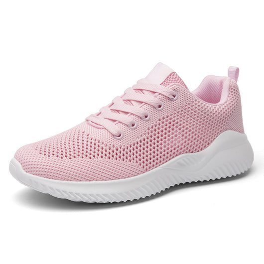 Tenis Deportivos Mujer Casual Coreano Malla Blanco - Image 11