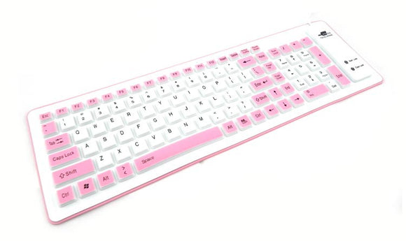 Teclado Silicona Plegable Resistente al Agua y Polvo