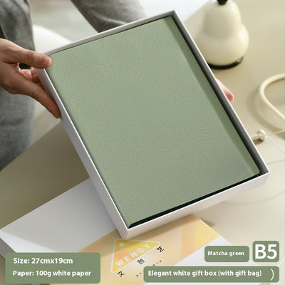 Cuaderno de Cuero Suave con Patrón Litchi - Image 12