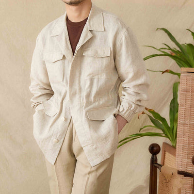 Abrigo Retro Holgado Casual Trendy para Hombre - Image 7