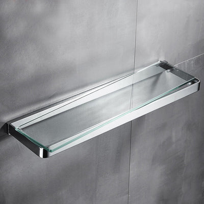 Organizador de Baño con Bandeja de Vidrio y Detalles en Cobre - Image 11
