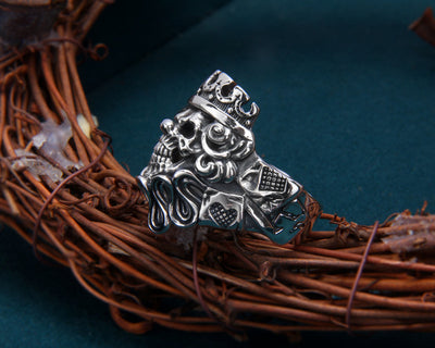 Anillo de Calavera en Plata Esterlina 925 para Hombre - Image 6
