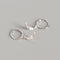 Aretes de Plata Esterlina Estilo Barroco Geométrico con Luna