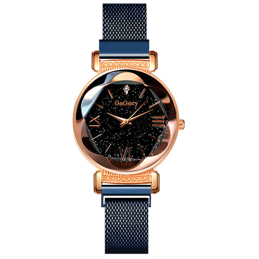 Reloj de Cuarzo para Dama con Malla Diamond Point, Diseño Simple y Elegante - Image 5