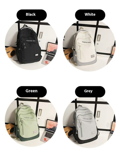 Mochila Escolar de Gran Capacidad con Diseño Casual y Coordinado - Image 21