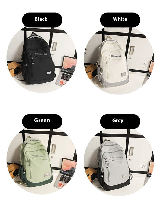 Mochila Escolar de Gran Capacidad con Diseño Casual y Coordinado - Image 21