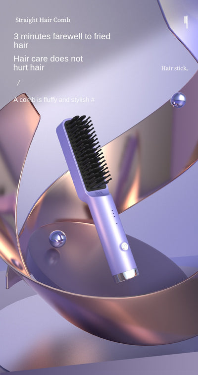 Peine Alisador Eléctrico 2 en 1 - Plancha de Cabello con Control de Temperatura - Image 9
