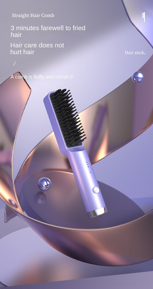 Peine Alisador Eléctrico 2 en 1 - Plancha de Cabello con Control de Temperatura - Image 9