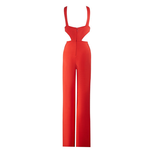 Jumpsuit de Fiesta Elegante para Mujer con Cuello Halter - Image 7