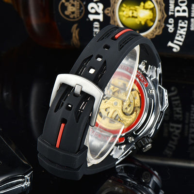Reloj de Silicona Hueca con Esfera Grande y Redonda - Image 4