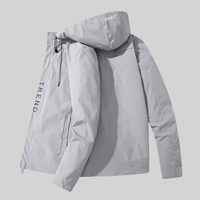 Sudadera con Capucha Estilo Coreano para Hombre - Ligera Primavera Otoño