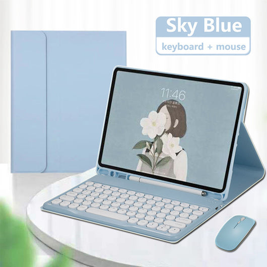 Funda Teclado Bluetooth para iPad 10.9" Air4 Pro11" - Protección Premium con Teclado Inalámbrico - Image 20