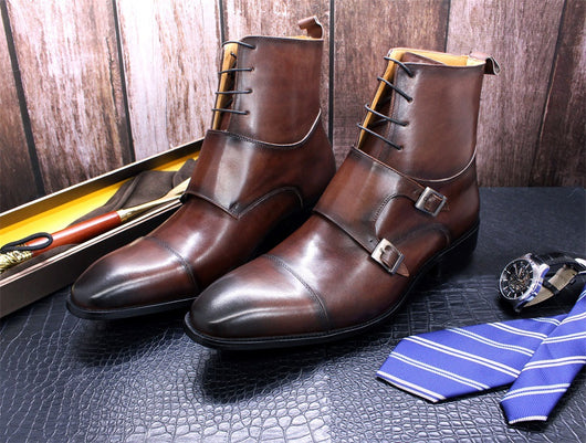Botas Altas de Cuero Genuino para Hombre - Estilo Premium - Image 4