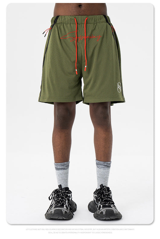 Shorts Casuales Premium Estilo Americano con Malla Transpirable y Detalles en Contraste - Image 13