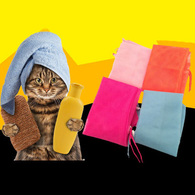 Bolsa de Aseo Ajustable para Gatos - Malla Multifuncional para Baño y Corte de Uñas - Image 17