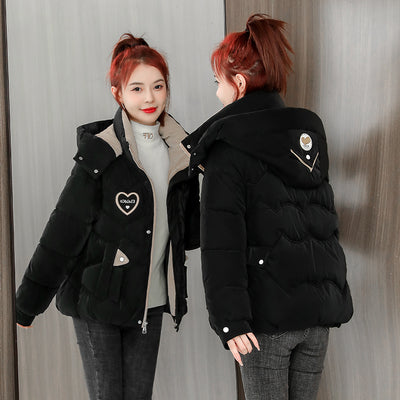 Abrigo Cálido Estilo Coreano Oversize Versátil