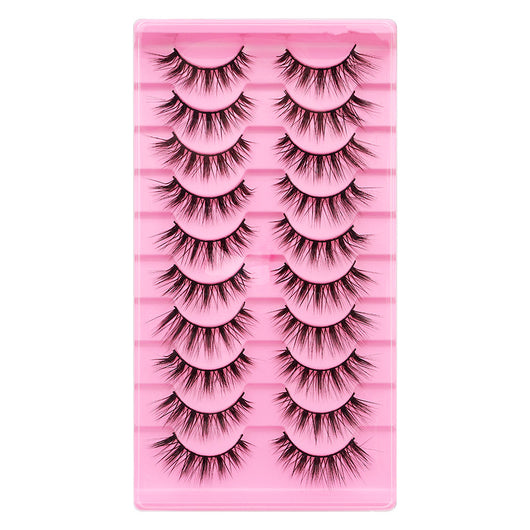 10 Pares de Pestañas Postizas Voluminosas con Rizo Natural - Image 4