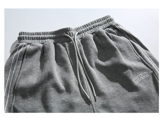 Shorts Sueltos Cuadriculados Beige Estilo Japonés - Cómodos y Versátiles - Image 20