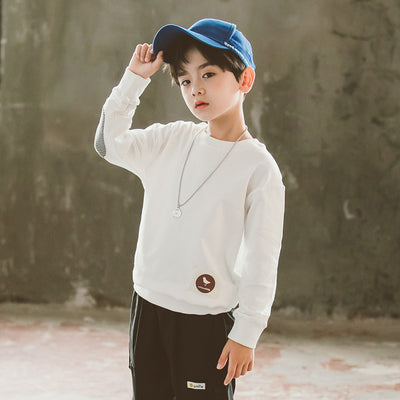 Sudadera Infantil Estilo Occidental Coreano para Primavera y Otoño