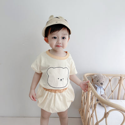 Conjunto de Verano para Niño Estilo Coreano - Playera y Shorts - Image 5