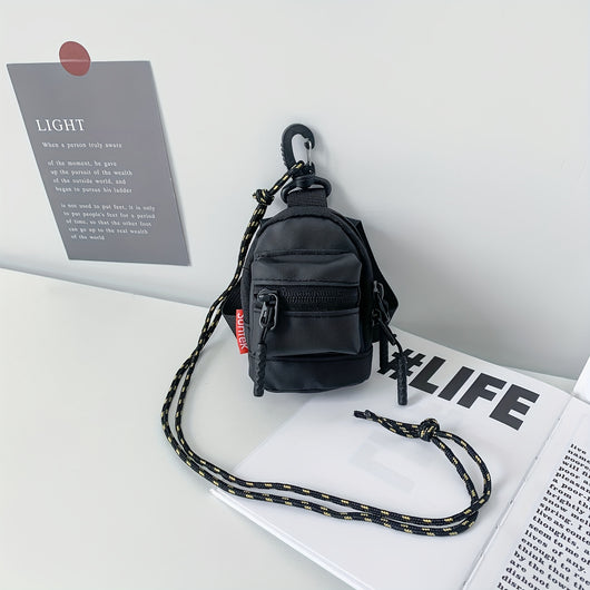 Mochila Crossbody Compacta Unisex con Correa Ajustable y Organizador de Accesorios - Image 15