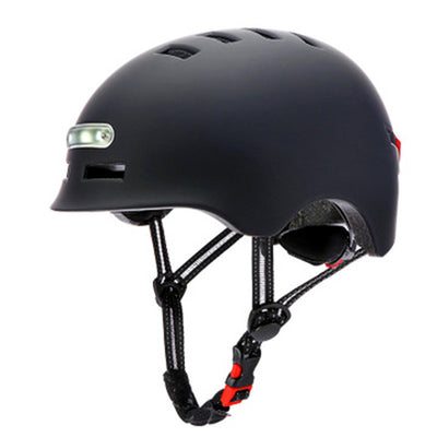 Casco de Ciclismo con Iluminación Frontal y Luz de Alerta Trasera - Image 3