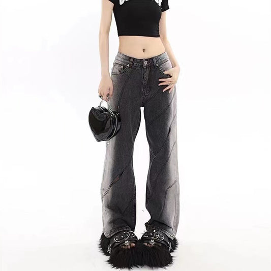Pantalón Vaquero Talle Alto Rotos Modernos Casual