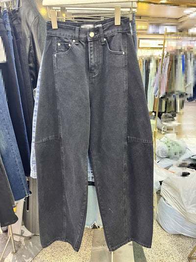 Pantalones Baggy Denim Lavado Banana Estilo Coreano - Image 13