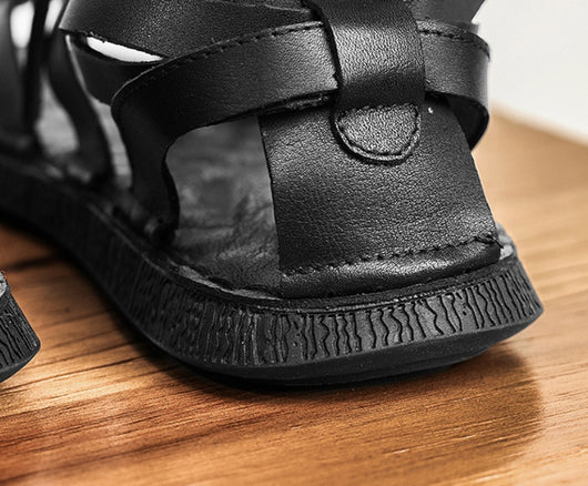 Sandalias de Cuero Romana con Suela Antideslizante y Comodidad Suave - Image 16