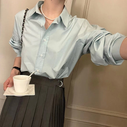 Conjunto Falda Plisada y Blusa de Algodón para el Día a Día - Image 3