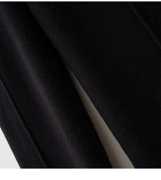 Pantalones de Lana Pura Cintura Alta Invierno - Harem Rectos Abrigados - Image 31