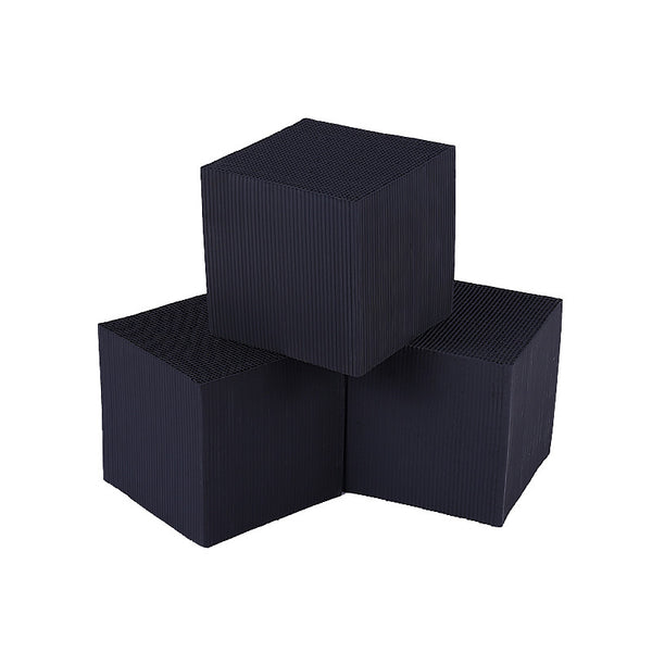 Cubo de Carbón Activado para Filtración de Acuarios