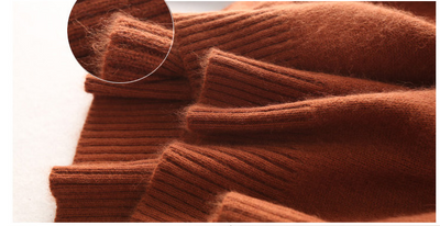 Suéter de Cuello Alto en Cachemira para Hombre - Otoño Invierno - Image 15